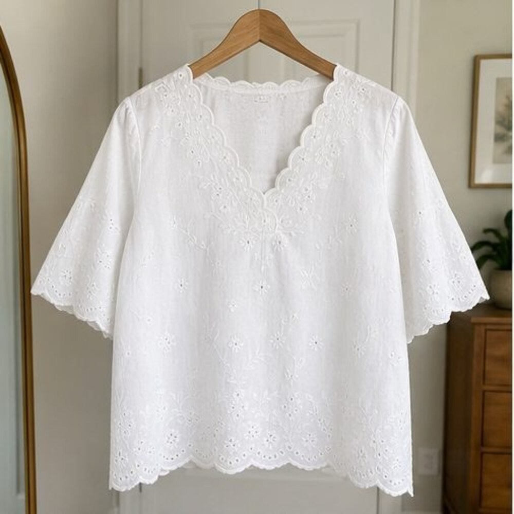 Ivory Puff Sleeve Top